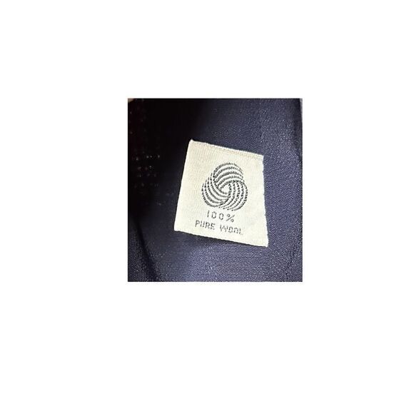 Taylor Brooke Wool Peacoat Double Breasted Red Plaid Tweed Button Women M - Picture 9 of 9